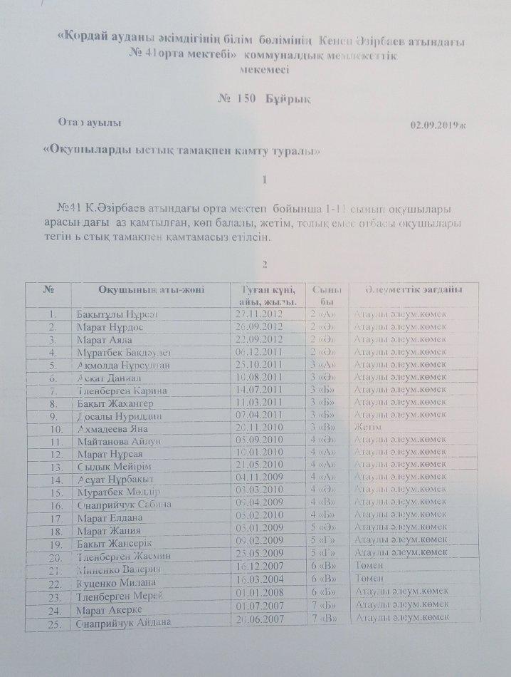 Тегін және жеңілдетілген тамақтандыру