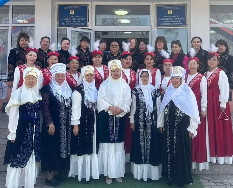 Кенен Әзірбаевтың туылғанына 140 жыл толуына орай ұйымдастырылған іс-шаралардан көрініс.