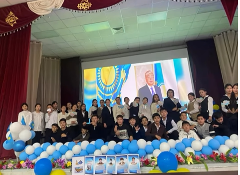 «Тәуелсіз елім – тірегім» тақырыбында зияткерлік ойын ауылдық мәдениет үйімен бірлесіп өткізілді.